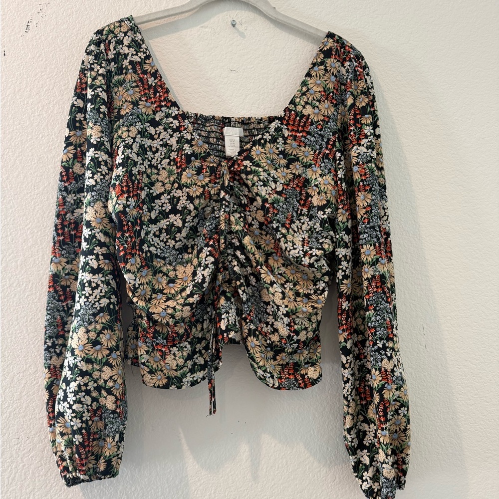 H&M Multicolor Floral Blouse